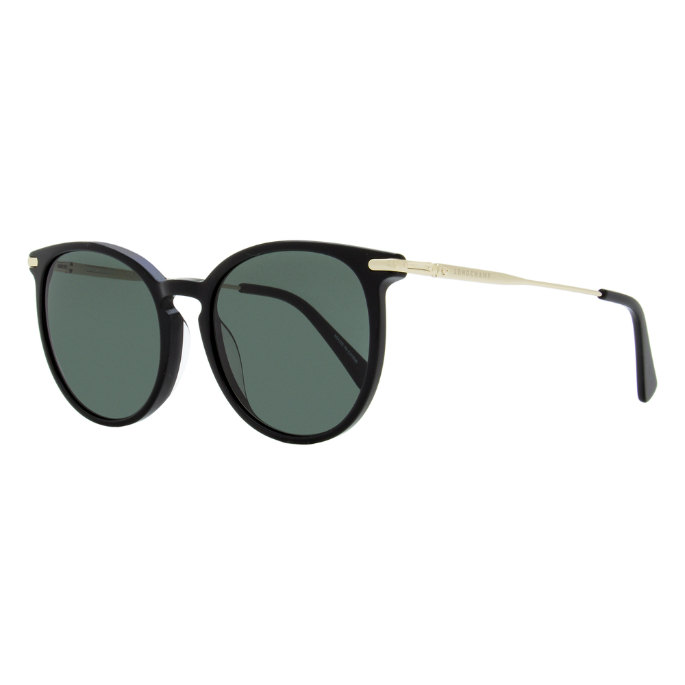 Longchamp Large Pantos Sunglasses LO646S 001 Black/Gold 54mm